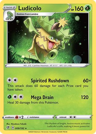Ludicolo (9) Reverse Holofoil - Rebel Clash