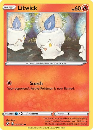 Litwick (31) - SWSH02 Rebel Clash
