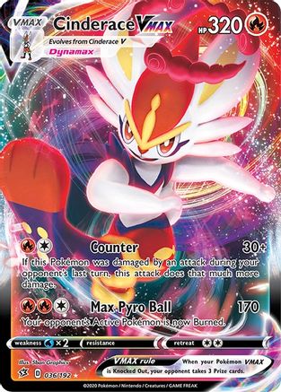 Cinderace VMAX (36) Holofoil - SWSH02 Rebel Clash