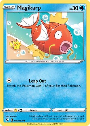 Magikarp (39) Reverse Holofoil - Rebel Clash