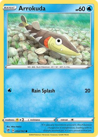 Arrokuda (052/192) [Sword & Shield: Rebel Clash] Reverse Holofoil