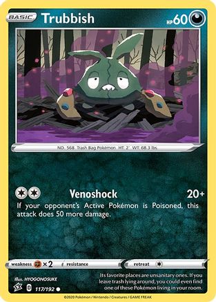 Trubbish (117/192) [Sword & Shield: Rebel Clash] Reverse Holofoil