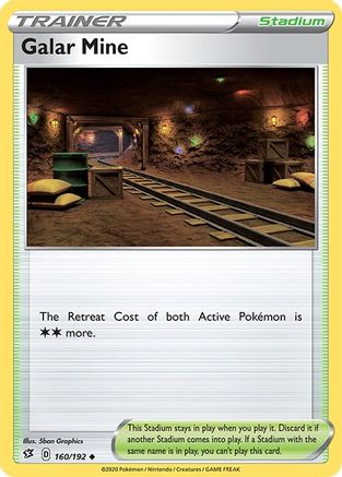 Galar Mine (160) Reverse Holofoil - Rebel Clash
