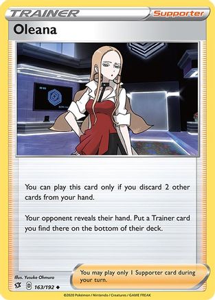 Oleana (163) Reverse Holofoil - Rebel Clash