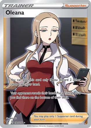 Oleana (Full Art) (191) Holofoil - SWSH02 Rebel Clash
