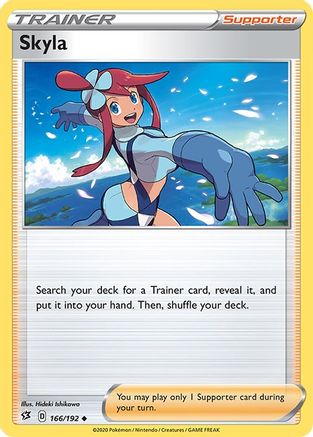 Skyla (166) Reverse Holofoil - Rebel Clash