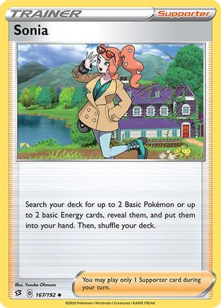 Sonia (167) Reverse Holofoil - Rebel Clash