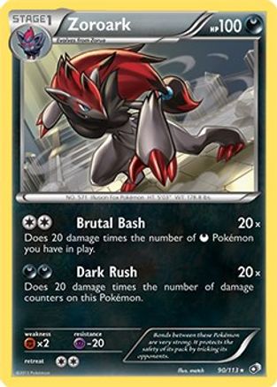 Zoroark (90/113) (Theme Deck Exclusive) [Black & White: Legendary Treasures] | Silver Goblin