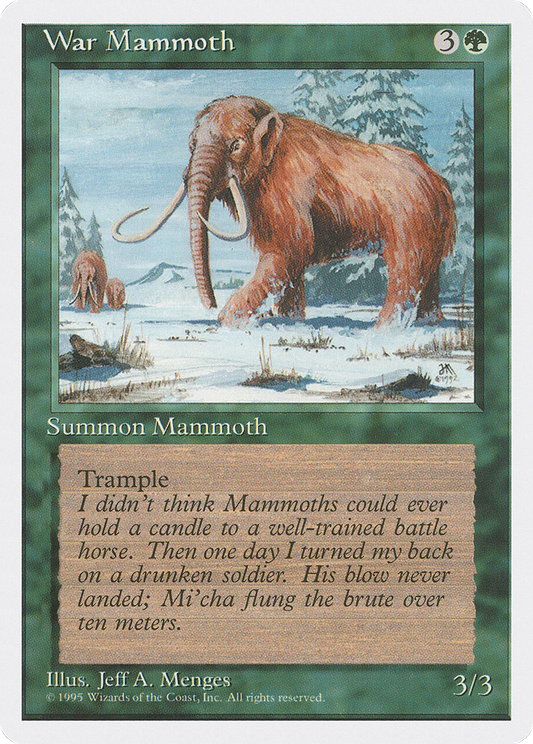 War Mammoth [Fourth Edition]