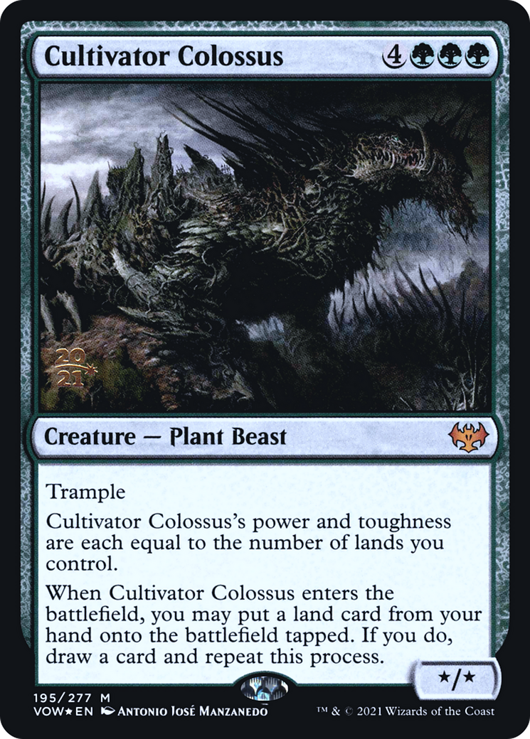 Cultivator Colossus [Innistrad: Crimson Vow Prerelease Promos] | Silver Goblin