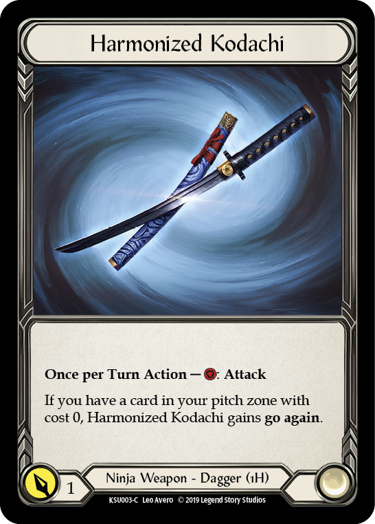 Harmonized Kodachi [KSU003-C] (Katsu Hero Deck)  1st Edition Normal | Silver Goblin