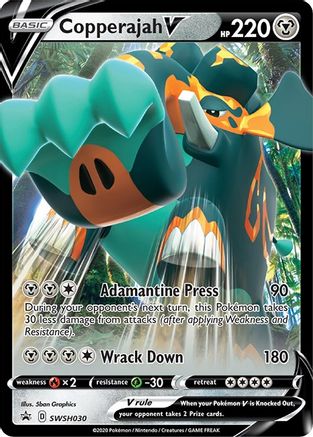 Copperajah V - SWSH030 (SWSH030) Holofoil - SWSH Sword & Shield Promo Cards