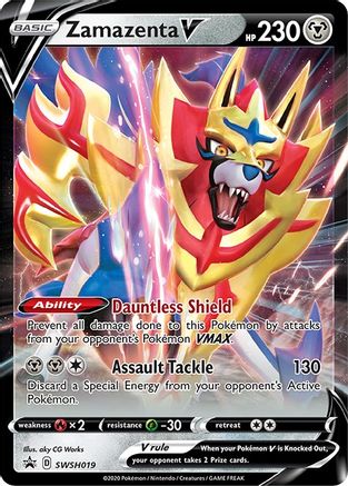 Zamazenta V (SWSH019) [Sword & Shield: Black Star Promos] | Silver Goblin