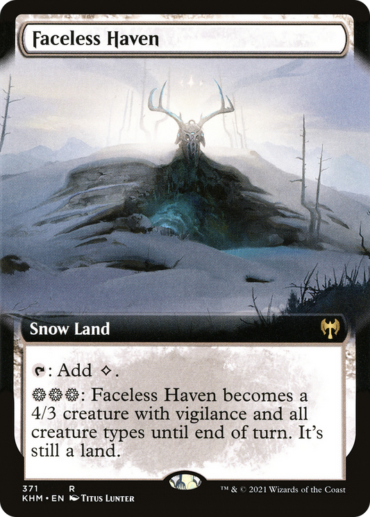 Faceless Haven (Extended Art) [Kaldheim] Foil