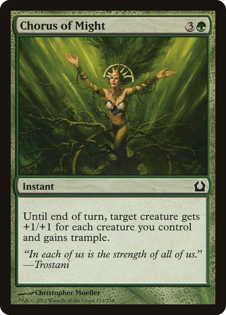 Chorus of Might [Return to Ravnica] Foil