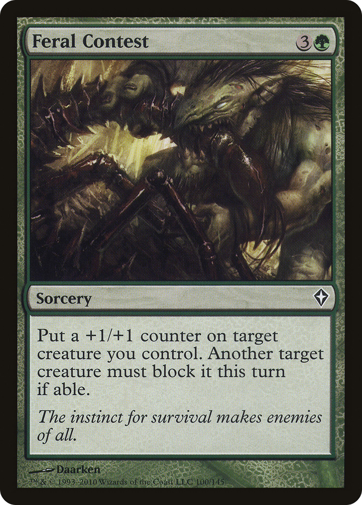 Feral Contest (100) - Worldwake