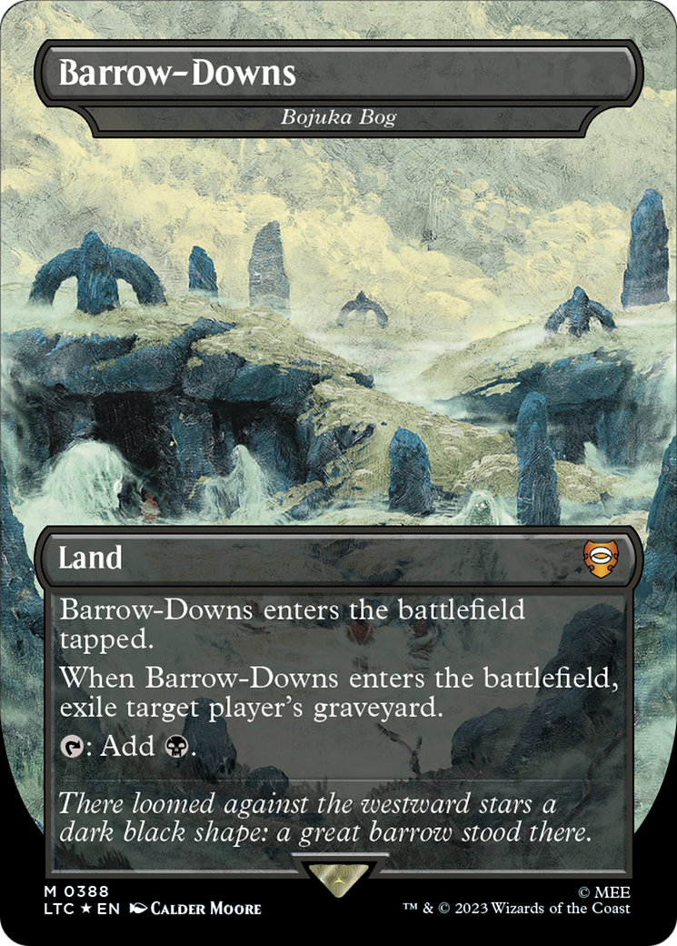 Barrow-Downs - Bojuka Bog (Surge Foil Realms and Relics) [The Lord of the Rings: Tales of Middle-Earth Commander] | Silver Goblin