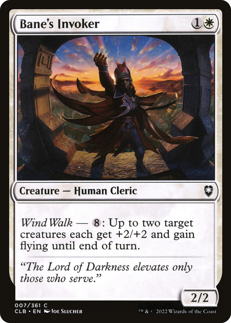 Bane's Invoker [Commander Legends: Battle for Baldur's Gate] Foil