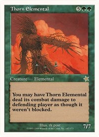 Thorn Elemental (Oversized) [Oversize Cards] | Silver Goblin