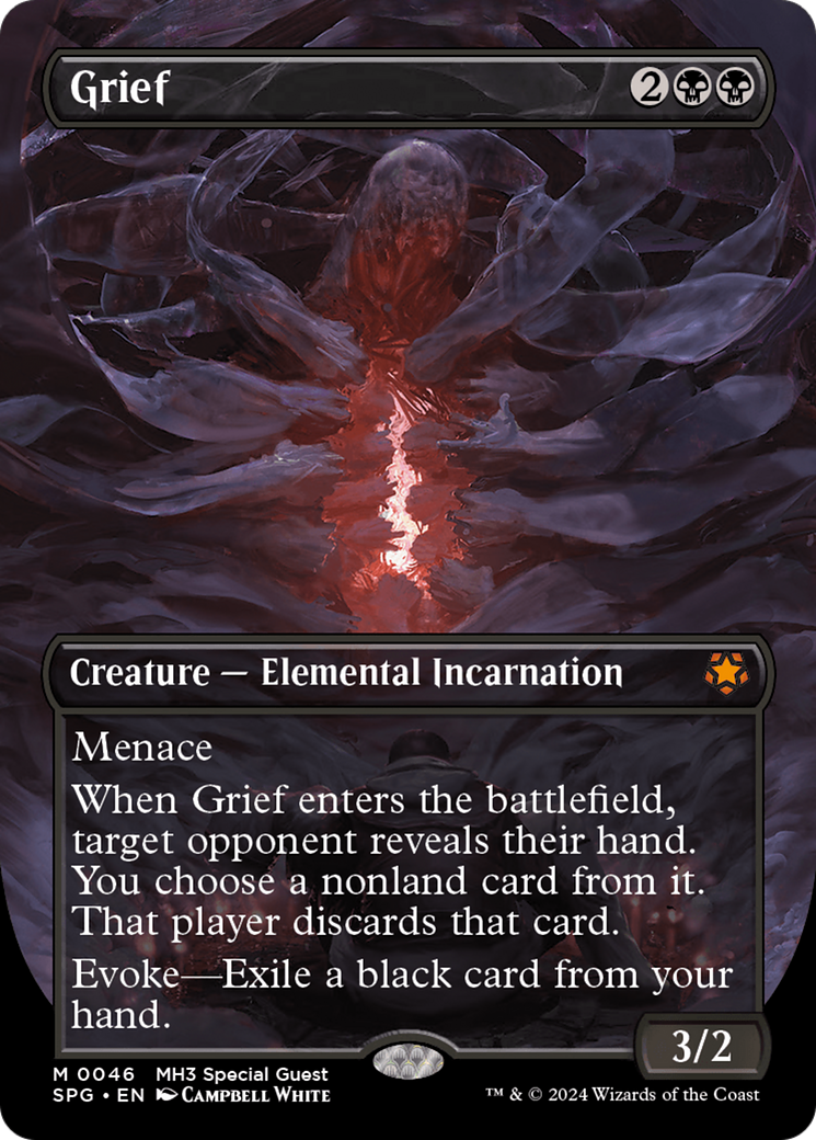 Grief (Borderless) [Modern Horizons 3 Special Guests] Foil