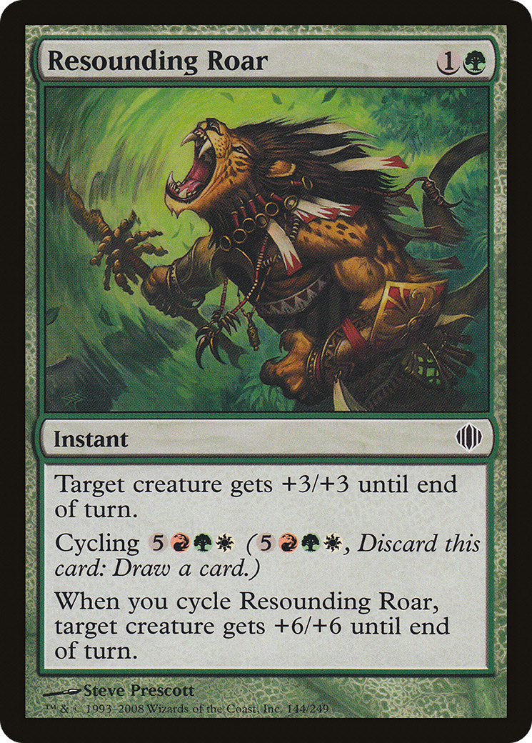 Resounding Roar (144) Foil - Shards of Alara