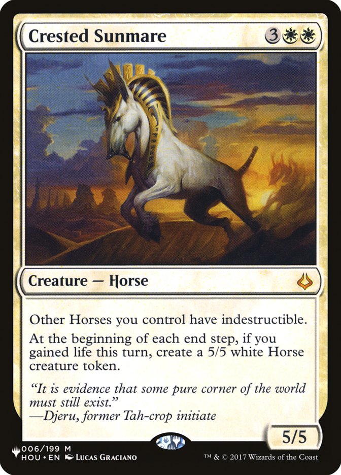 Crested Sunmare [The List] | Silver Goblin