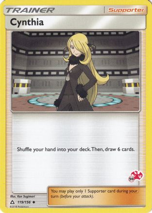 Cynthia (119/156) (Charizard Stamp #59) [Battle Academy 2020] | Silver Goblin