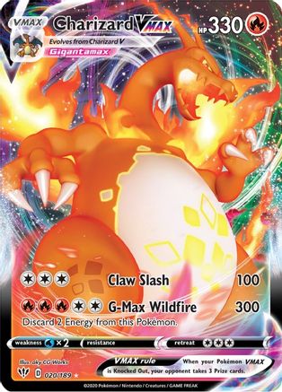 Charizard VMAX (20) Holofoil - SWSH03 Darkness Ablaze