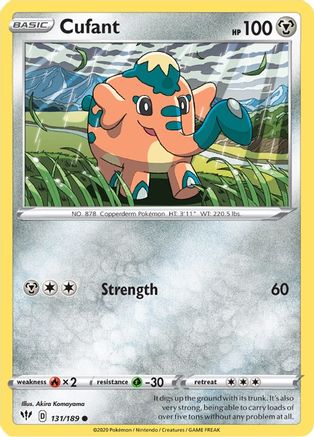 Cufant (131) Reverse Holofoil - SWSH03 Darkness Ablaze