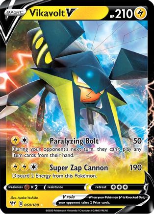 Vikavolt V (060/189) [Sword & Shield: Darkness Ablaze] | Silver Goblin