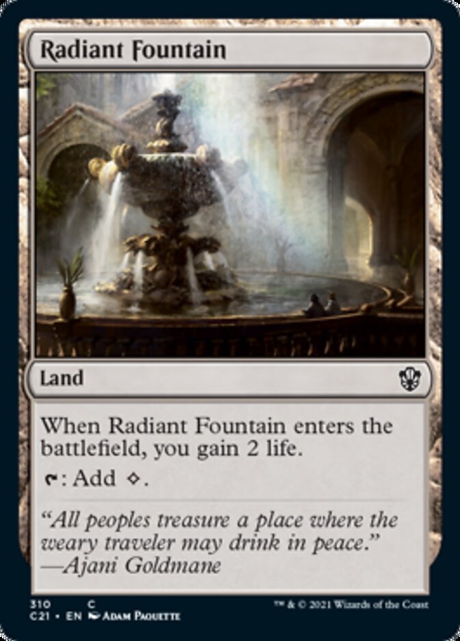 Radiant Fountain [Commander 2021] | Silver Goblin