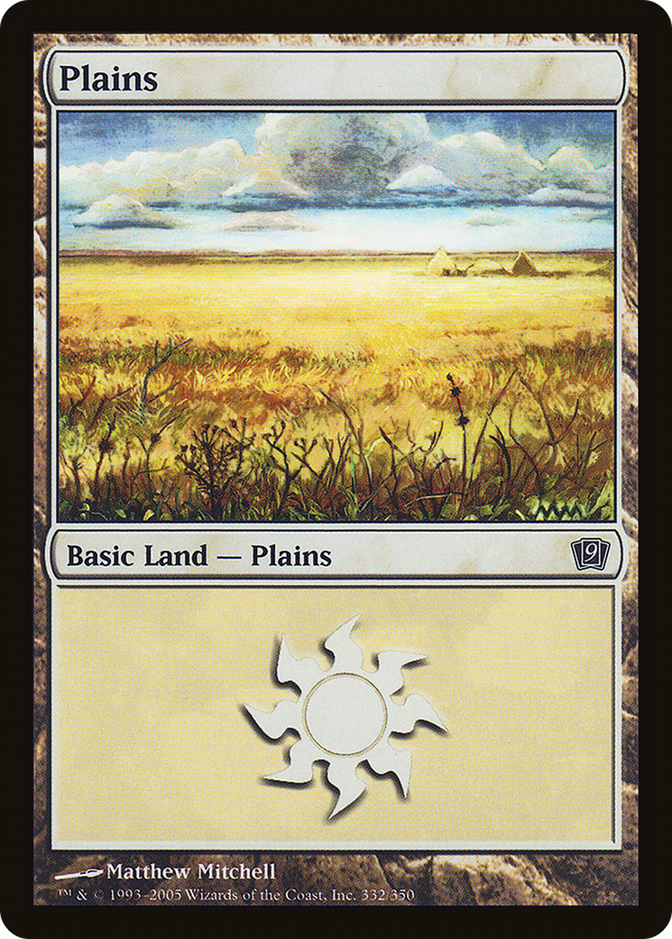 Plains (332) Foil - Ninth Edition