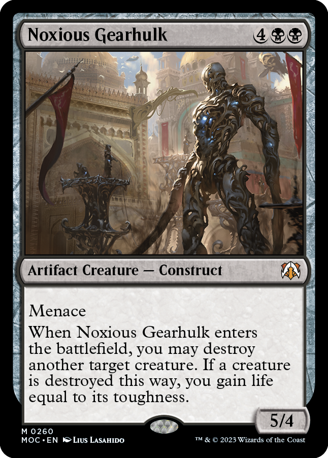 Noxious Gearhulk [March of the Machine Commander] | Silver Goblin