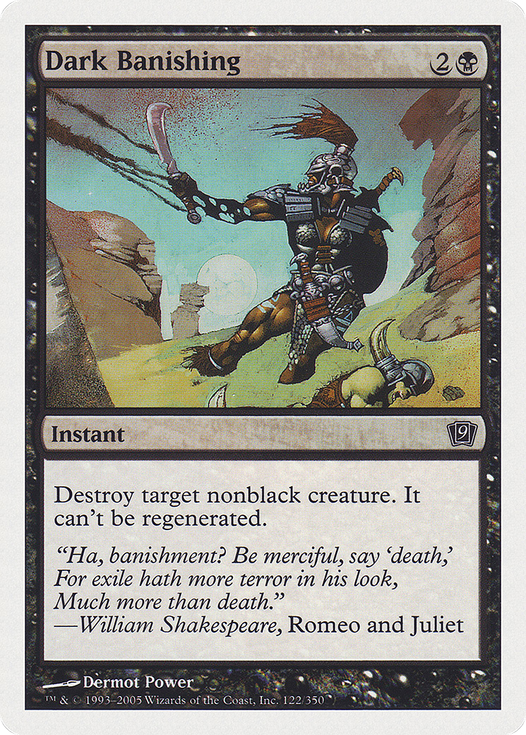 Dark Banishing (122) Foil - Ninth Edition
