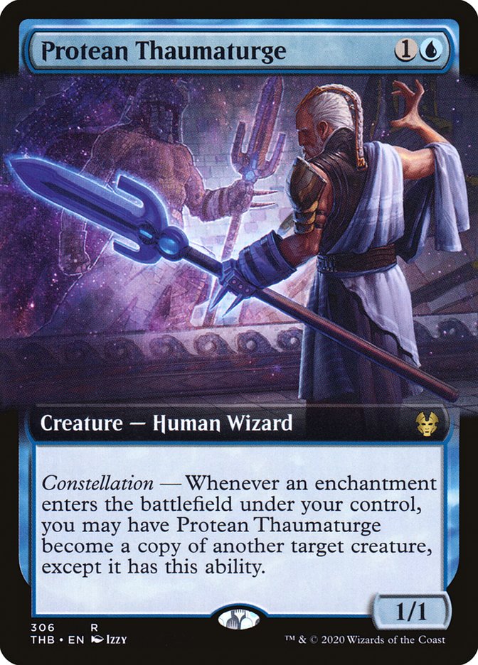 Protean Thaumaturge (Extended Art) [Theros Beyond Death] | Silver Goblin