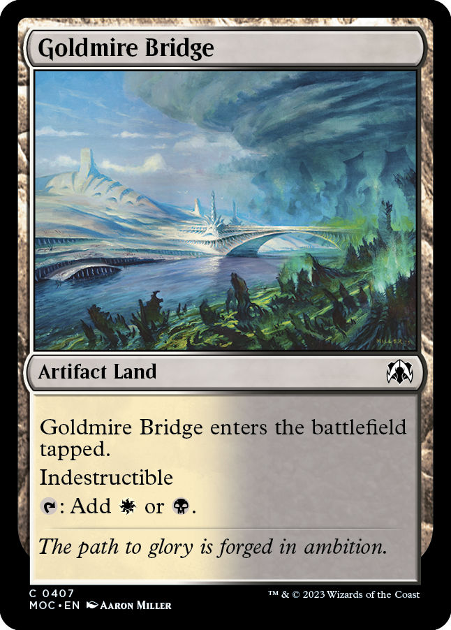 Goldmire Bridge [March of the Machine Commander] | Silver Goblin