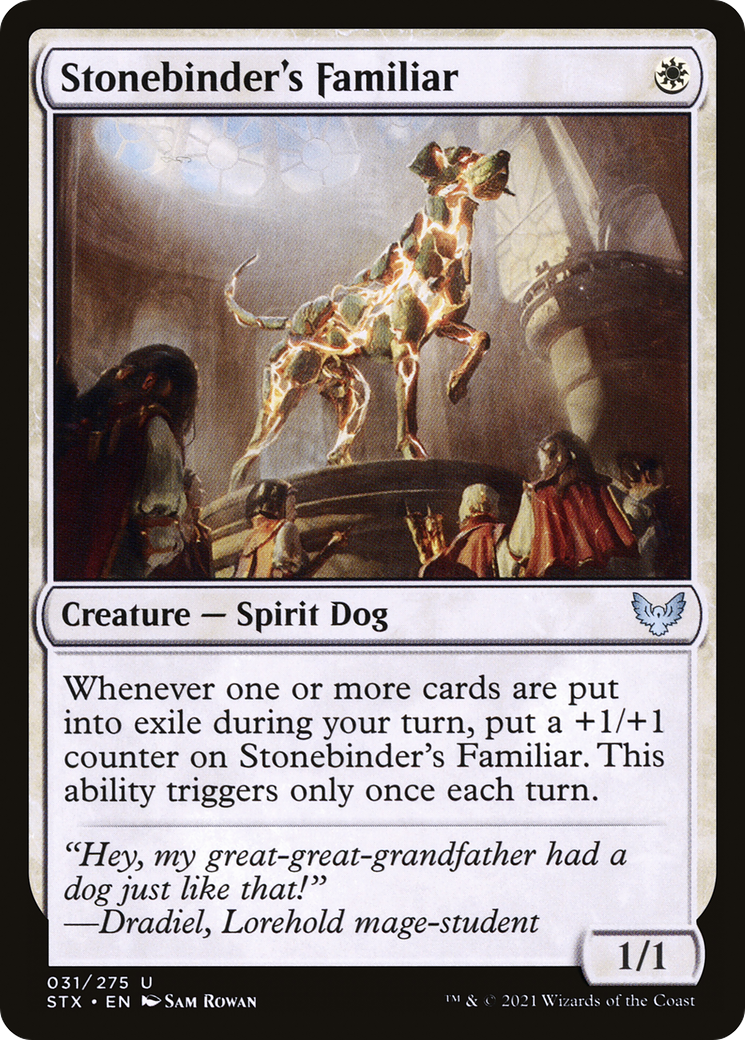 Stonebinder's Familiar [Strixhaven: School of Mages] Foil