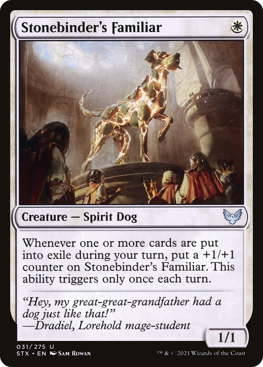Stonebinder's Familiar [Strixhaven: School of Mages] Foil
