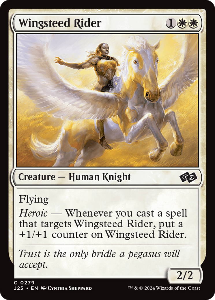 Wingsteed Rider [Foundations Jumpstart] | Silver Goblin