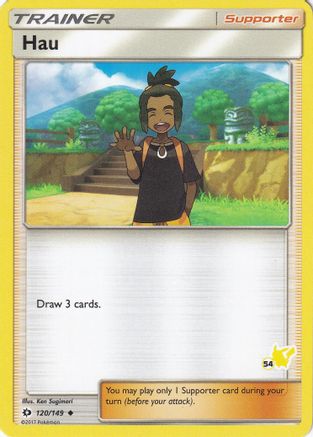 Hau - 120/149 (#54 Pikachu Stamped) (120) - Battle Academy