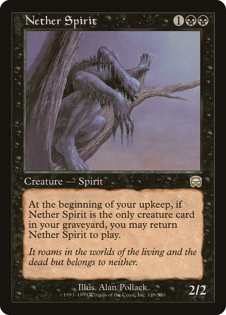 Nether Spirit [Mercadian Masques] Foil