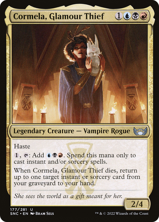 Cormela, Glamour Thief [Streets of New Capenna] Foil