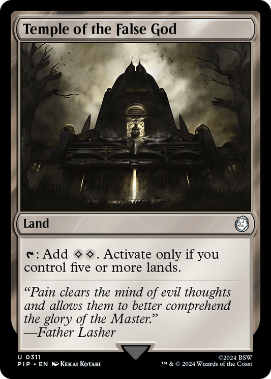 Temple of the False God [Fallout] Foil