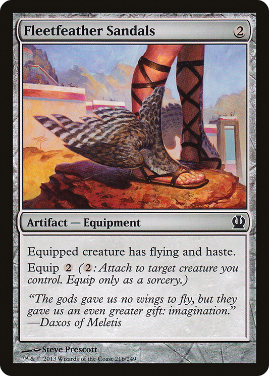 Fleetfeather Sandals [Theros] Foil