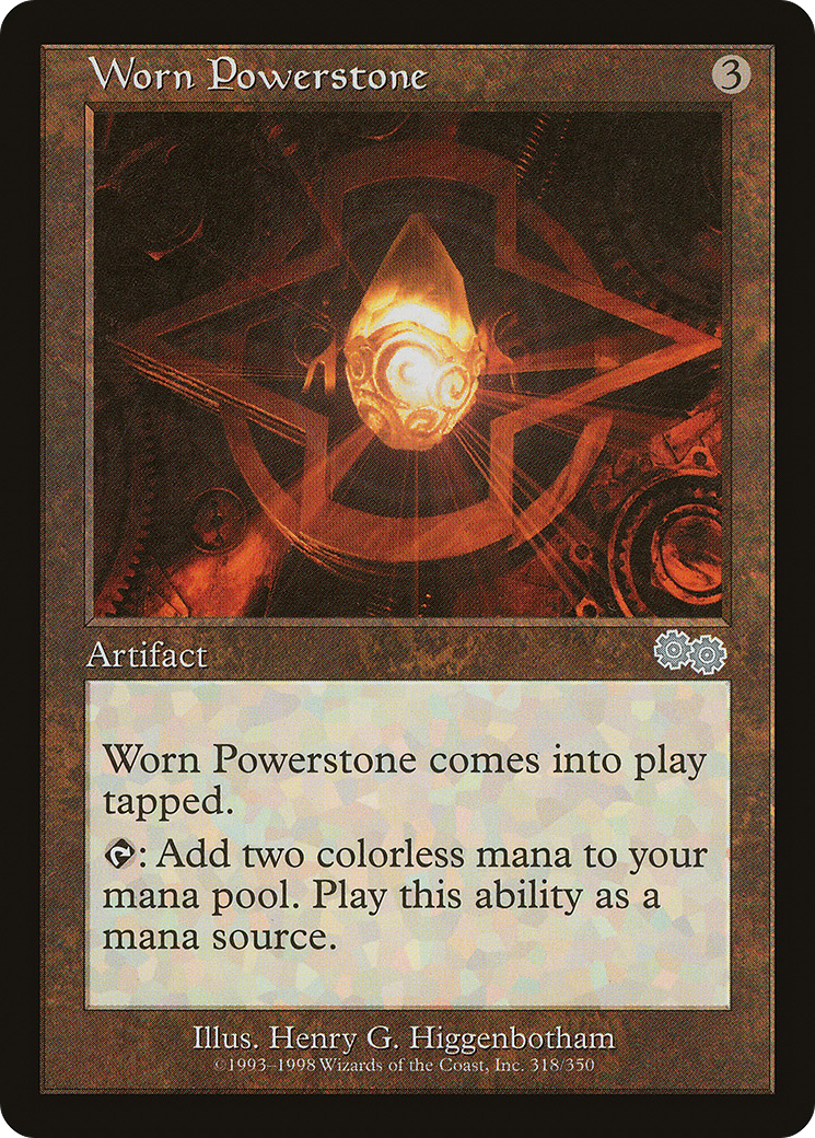 Worn Powerstone [Urza's Saga] | Silver Goblin