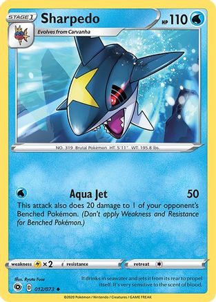 Sharpedo (12) Reverse Holofoil - Champions Path