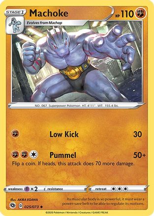 Machoke (25) Reverse Holofoil - Champions Path