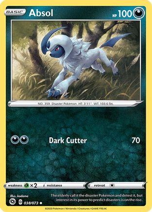 Absol (038/073) [Sword & Shield: Champion's Path] | Silver Goblin