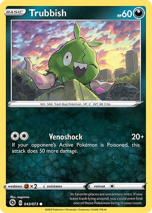 Trubbish (043/073) [Sword & Shield: Champion's Path] Reverse Holofoil
