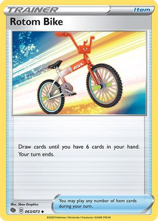 Rotom Bike (63) Reverse Holofoil - Champions Path